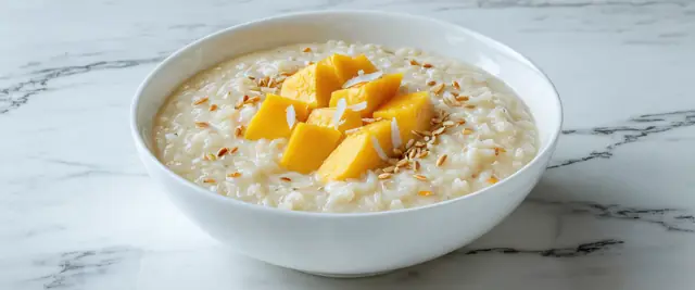 Mango Coconut Rice Pudding