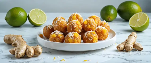 Mango Ginger Energy Balls