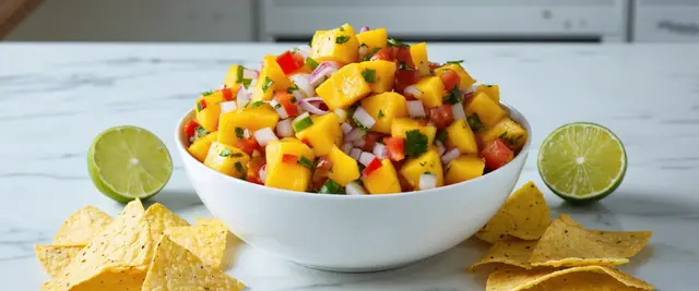 Mango Salsa with Tortilla Chips