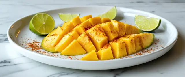 Mango Slices with Chili Lime Seasoning