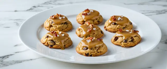 Maple Bacon Bourbon Cookies