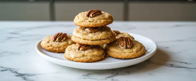 Maple Pecan Sandies Cookies