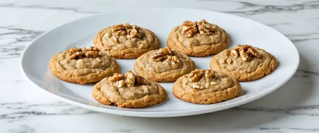 Maple Walnut Oatmeal Cookies