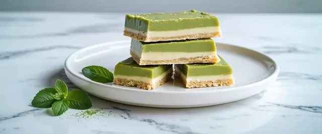 Matcha Mint Chocolate Bars