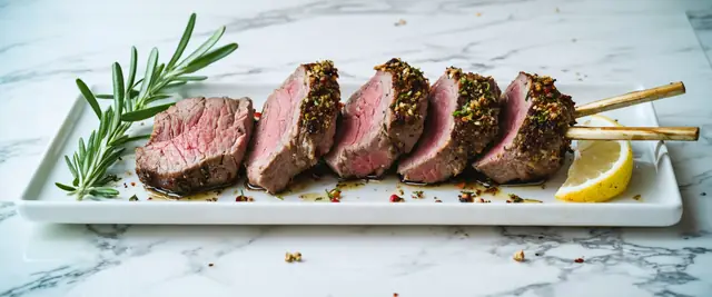 Mediterranean Herb-Crusted Lamb Rack