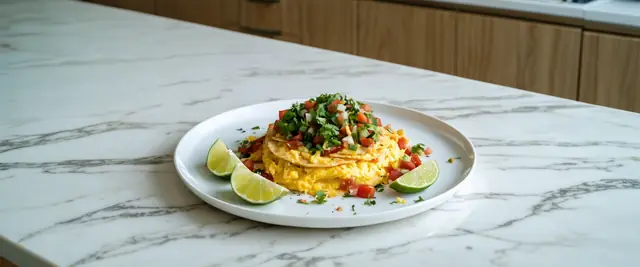 Migas with Crispy Tortilla Strips