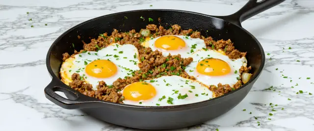 Minced Lamb with Eggs (Nargesi)