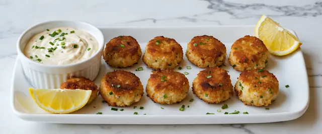 Mini Crab Cakes with Remoulade Sauce