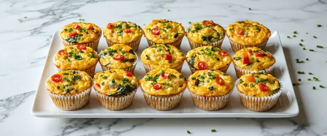 Mini Frittata Muffins with Veggies