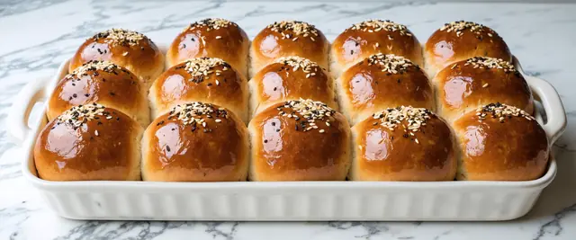 Miso Sesame Whole Wheat Rolls