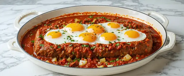 Moroccan Meatloaf (Kefta Tajine)