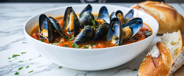 Moroccan Mussels (Moules à la Marocaine)
