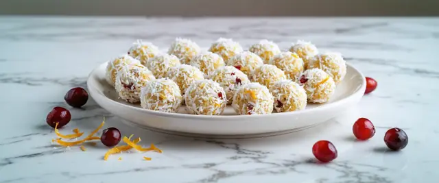 No-Bake Cranberry Orange Energy Balls