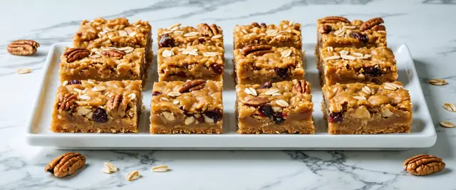 No-Bake Maple Pecan Bars
