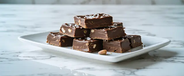 No-Bake Mocha Almond Fudge Bars