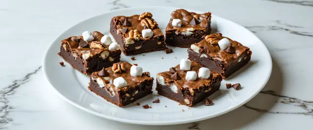 No-Bake Rocky Road Brownie Bites