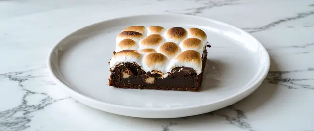 No-Bake S'mores Brownie Bars