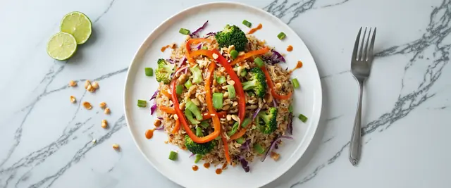 Nutty Quinoa and Veggie Stir-Fry Meal Prep