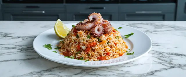 Octopus Rice (Arroz De Polvo)