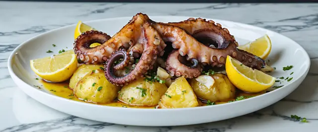 Olive Oil Octopus (Polvo à Lagareiro)