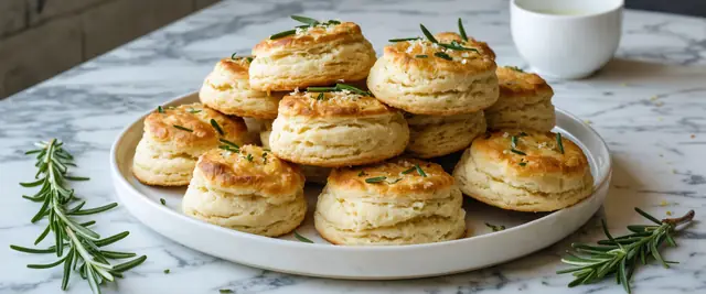 Olive Oil Rosemary Biscuits