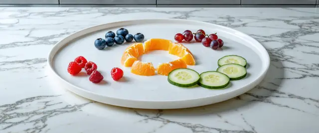 Olympic Rings Snack Board With Fruit, Veggies, Cheeses, and Crackers Made to Look Like the Olympic Rings