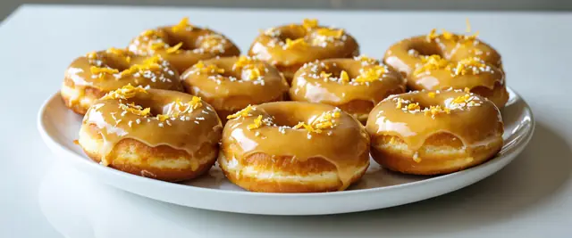 Orange Cardamom Donuts