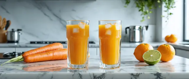 Orange Carrot Juice Revitalizer with Ginger