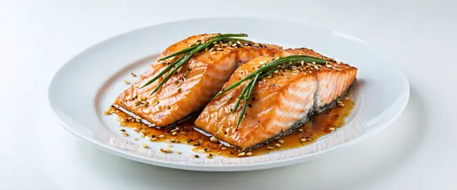 Orange Ginger Glazed Salmon