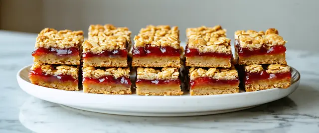 PB&J Oat Bars