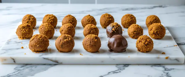 Peanut Butter Banana Protein Truffles