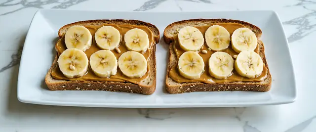 Peanut Butter Banana Toast with Chia Seeds
