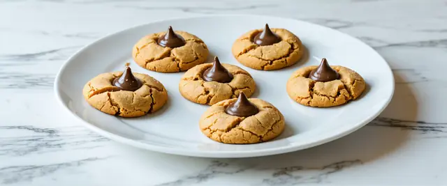 Peanut Butter Blossom Cookies