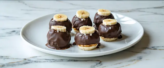 Peanut Butter Chocolate Banana Bites