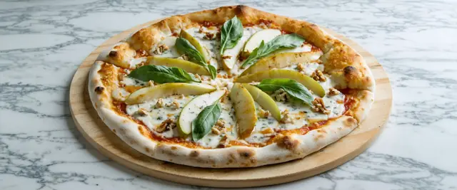 Pear and Gorgonzola Pizza
