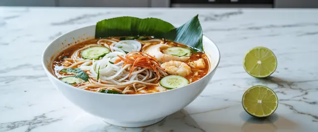Penang Spicy Noodle Soup (Penang Laksa)