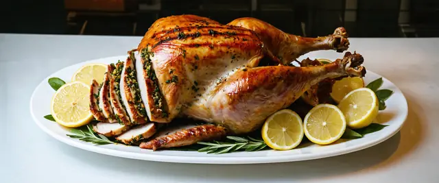 Pesto Rubbed Grilled Turkey