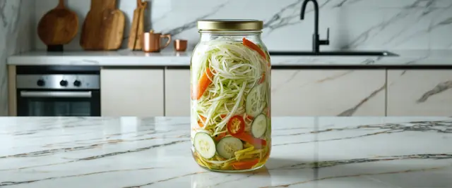 Pickled Green Papaya