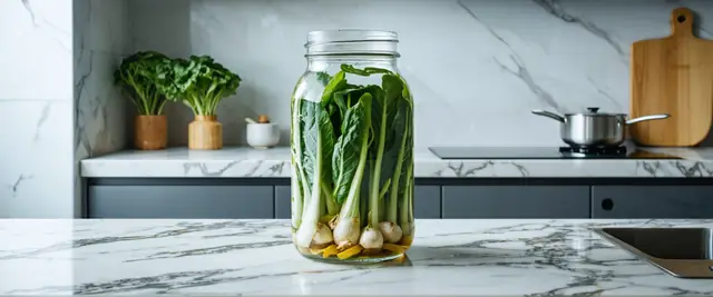 Pickled Mustard Greens