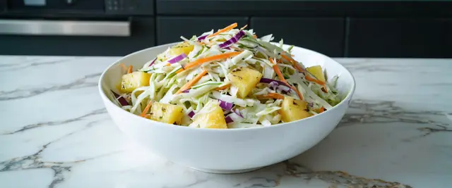 Pineapple Cabbage Slaw