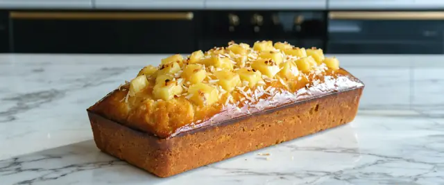 Pineapple Coconut Bread with Macadamia Nuts