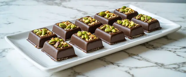 Pistachio Cream-Filled Chocolate Bar