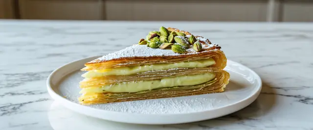 Pistachio Millefeuille