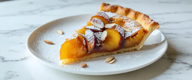 Plum and Almond Frangipane Tart