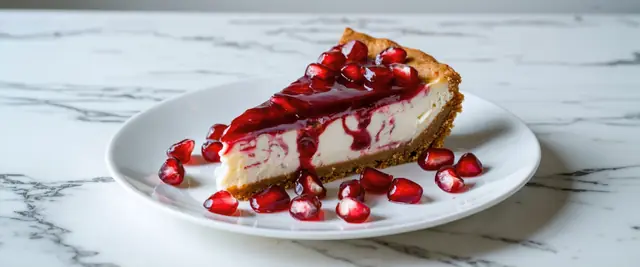 Pomegranate Molasses Cheesecake