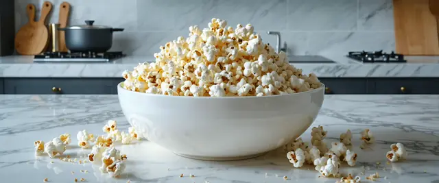 Popcorn Tossed with Truffle Salt