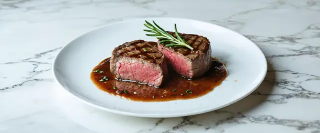 Port Wine Marinated Grilled Filet Mignon