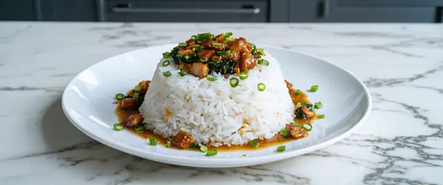 Preserved Vegetable Rice (Mui Choy)