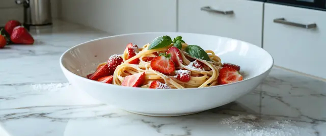 Strawberries and Cream Pasta