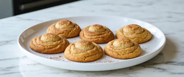 Pumpkin Spice Snickerdoodle Cookies
